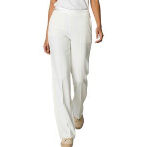 White House Black Market | NEW Women's White Straight Leg Pant - Size 8